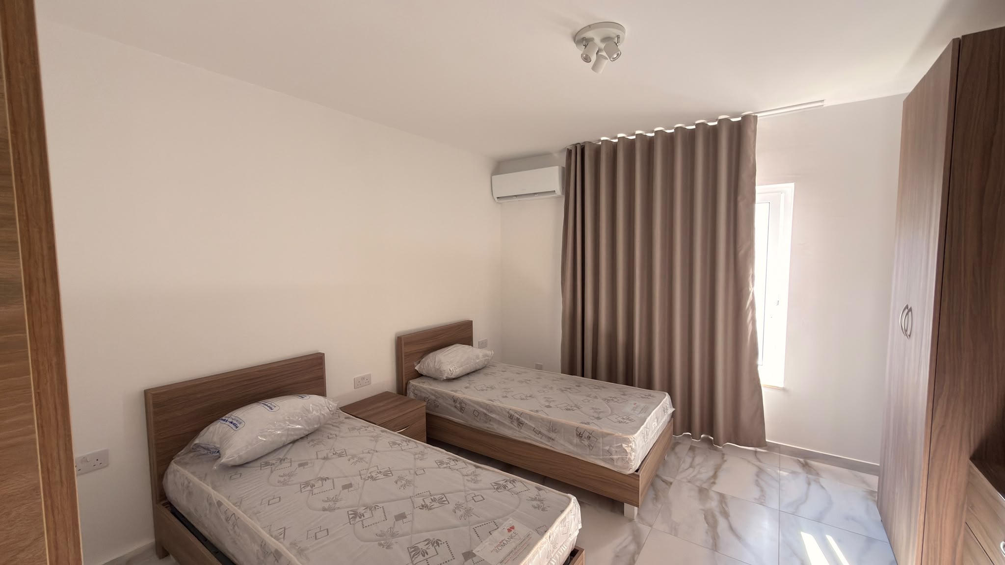 Three-bedroom flat with sea views, St Paul’s Bay, Bedroom 2
