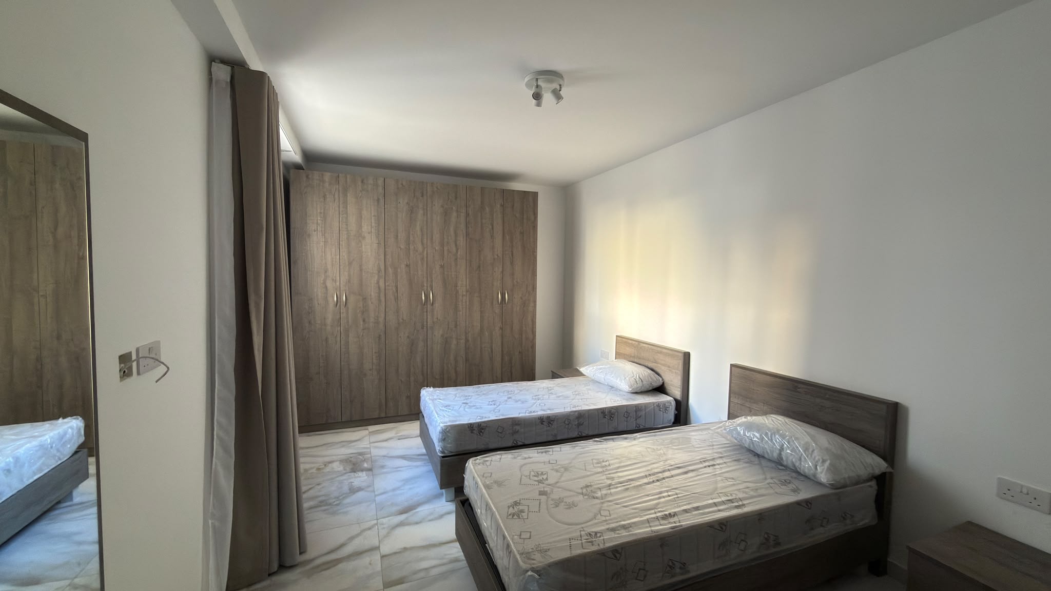 Two-bedroom flat with sea views, St Paul’s Bay, Bedroom 2
